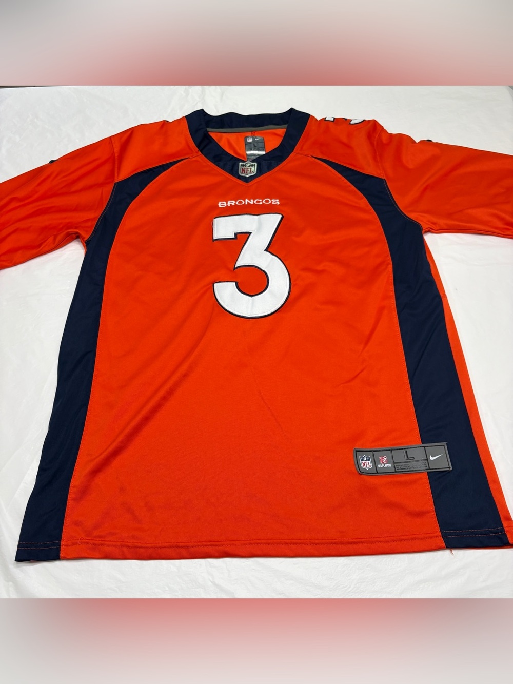 Nike NFL Denver Broncos Russell Wilson #3 Jersey Men’s Large